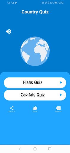 World Flags and Capitals Quiz - Screenshot 1