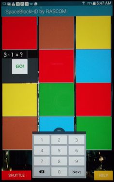 SpaceBlockHD Math Puzzle Fun! - Screenshot 2
