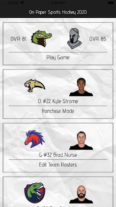 On Paper Sports Hockey '20 - Screenshot 1