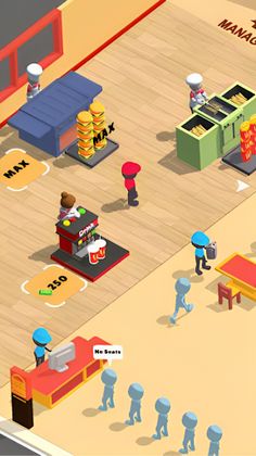 Idle Burger Restaurant Tycoon - Screenshot 1