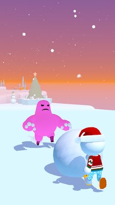 Snowball Dodge - Screenshot 2