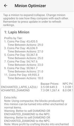 Skyblock Bazaar - Screenshot 3