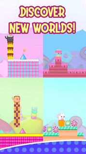 Stacky Cat kawaii runner Game - Screenshot 1
