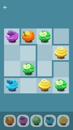 Cupcakes Puzzle Game - Screenshot 1