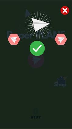 Throw a paper airplane - Screenshot 2