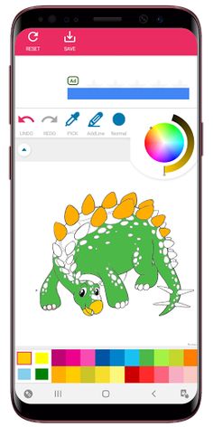 Dinosaur Coloring Book - Screenshot 4