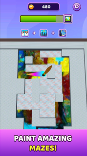 Paint by Maze: art & coloring - Screenshot 2