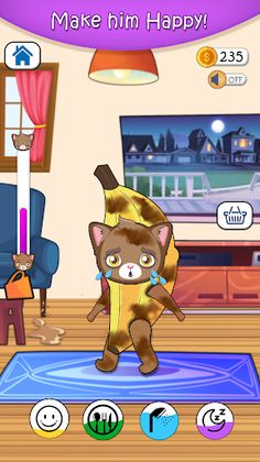 Meme Cat: My Virtual Pet Cat - Screenshot 1