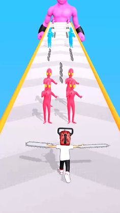 Chainsaw Run 3D Game - Screenshot 1