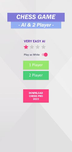 Easy Chess (2 player & AI) - Screenshot 1