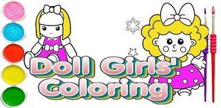 coloring girl doll - Screenshot 1