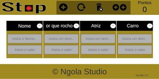 Stop - O Jogo de Palavras - Screenshot 3