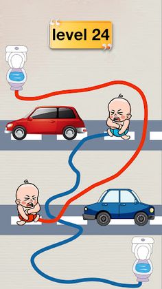 Twins Toilet Rush Puzzle Game - Screenshot 4