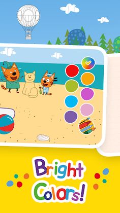 Kid-E-Cats Kids Colour Book - Screenshot 3