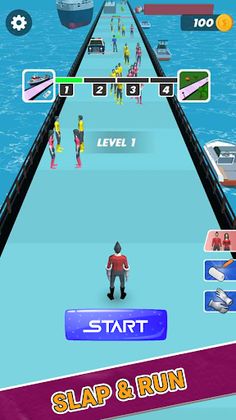 Slap and Run 3D Offline Game - Screenshot 1