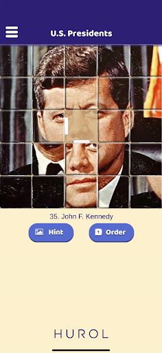 U.S. Presidents Sliding Puzzle - Screenshot 3
