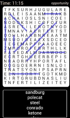 Word search puzzle - Screenshot 2