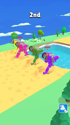 Mech Champion: Pocket Race 3D - Screenshot 1