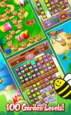 Tulip Crush 🌷 Match 3 Beautif - Screenshot 2