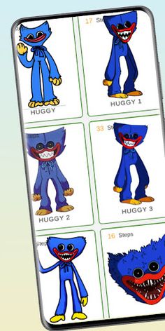 How to draw Huggy - Screenshot 2