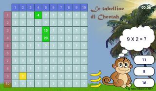 Le tabelline di Cheetah - Screenshot 1