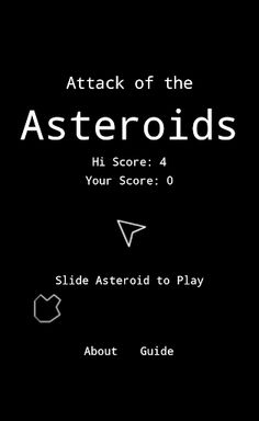 Attack of the Asteroids - Screenshot 1
