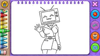 TV Women Skibydi Draw & Paint - Screenshot 1