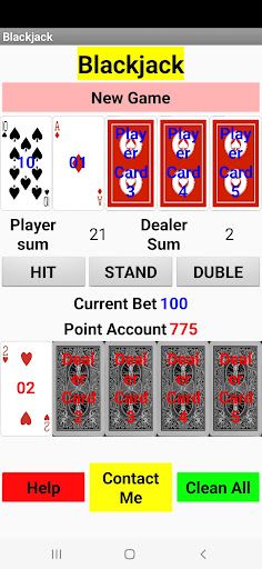 Blackjack Accessible - Screenshot 2