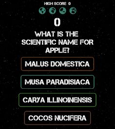 Fruits Game Scientific Name - Screenshot 1