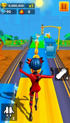 Super hero Kagami Tsurugi Run - Screenshot 4