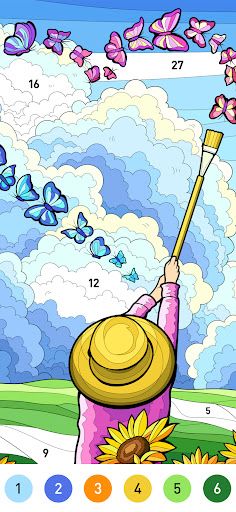 Heart Love Color By Number - Screenshot 3