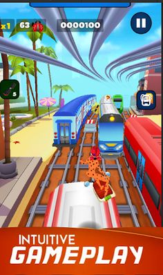 Super Rena Rouge Hero Surfs - Screenshot 2