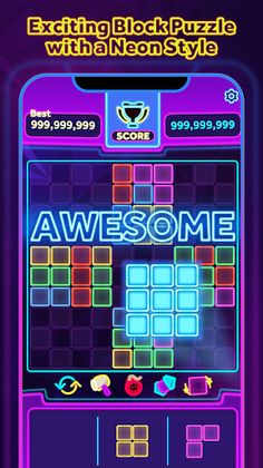 1010! Neon - Block Puzzle VIP - Screenshot 4