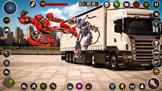 Flying Muscle Robot Car Game - Screenshot 2