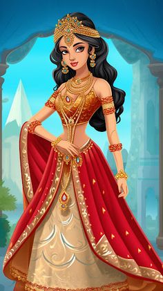Indian Princess Dress Up - Screenshot 1