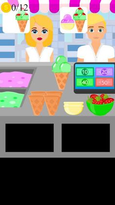 ice cream shop cashier game - Screenshot 3