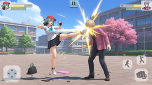 High School Fighting Game - Screenshot 2