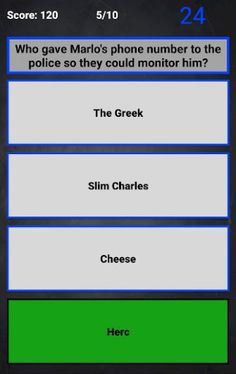 The Wire Quiz - Screenshot 2