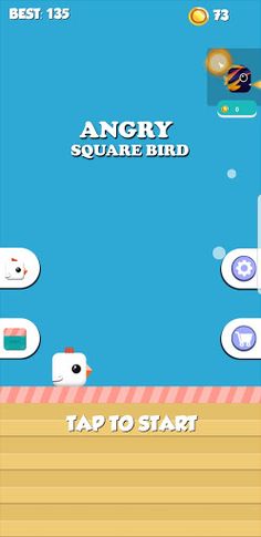 Angry Chicken - square bird -  - Screenshot 3