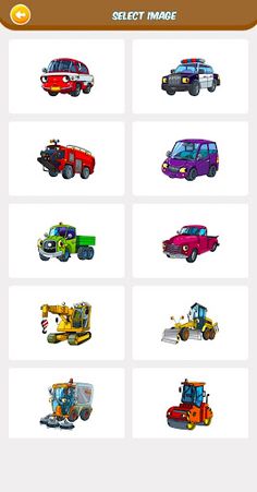 The cartoon car coloring book - Screenshot 2