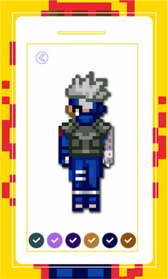 Sharingan Pixel Art - Screenshot 2