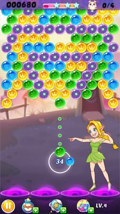 Bubble Fairy pop Match - Screenshot 1
