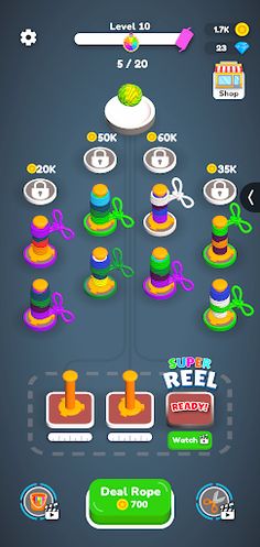 Rope Sort - Screenshot 1