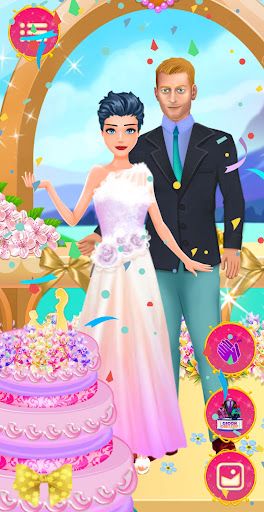 Bridal Wedding Dress Up Makeup - Screenshot 3