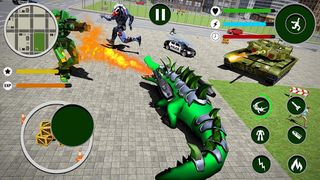 Crocodile Robot Transform Game - Screenshot 3