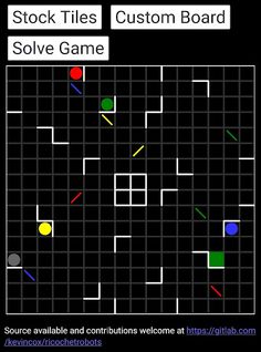Ricochet Robot Solver - Screenshot 1