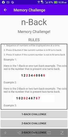 Memory Challenge - Screenshot 2