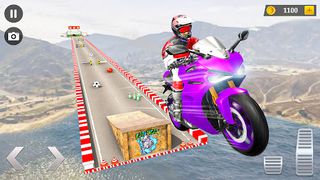 Heavy Bike Stunts Crash Games - Screenshot 1