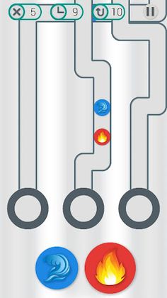 Lines - fire and water - Screenshot 3