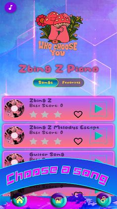 Z Bing Z Piano Music Tiles - Screenshot 1
